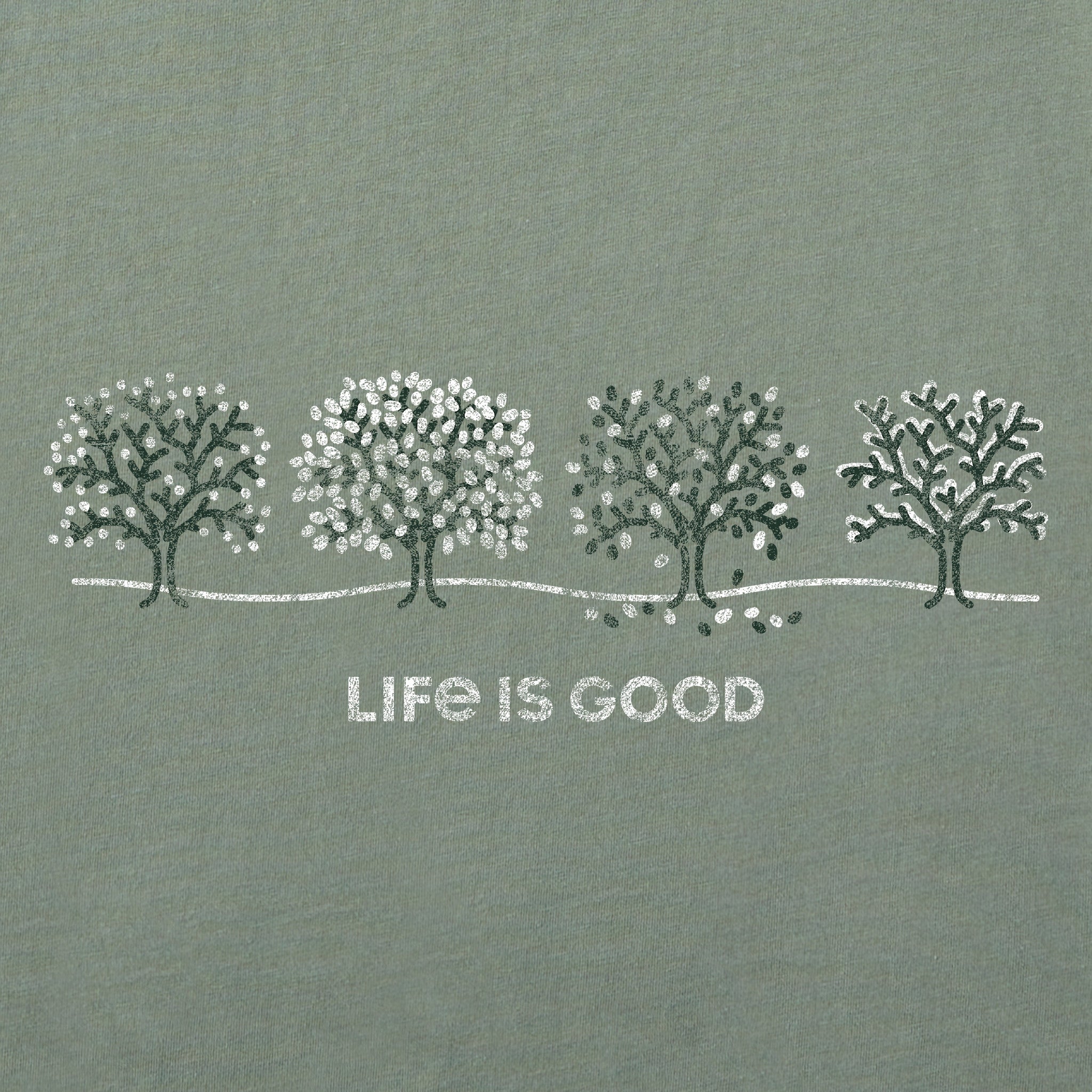 Women's Four Seasons Trees Long Sleeve Crusher Tee