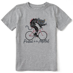 Kids Pedal to the Metal Short Sleeve Crusher Tee