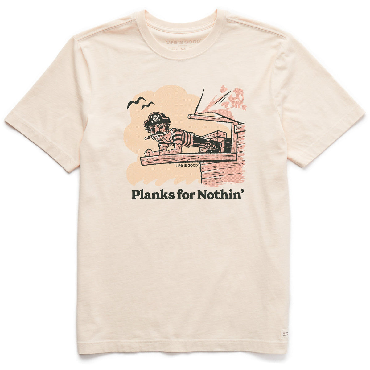 Men's Planks for Nothin' Short Sleeve Crusher Tee