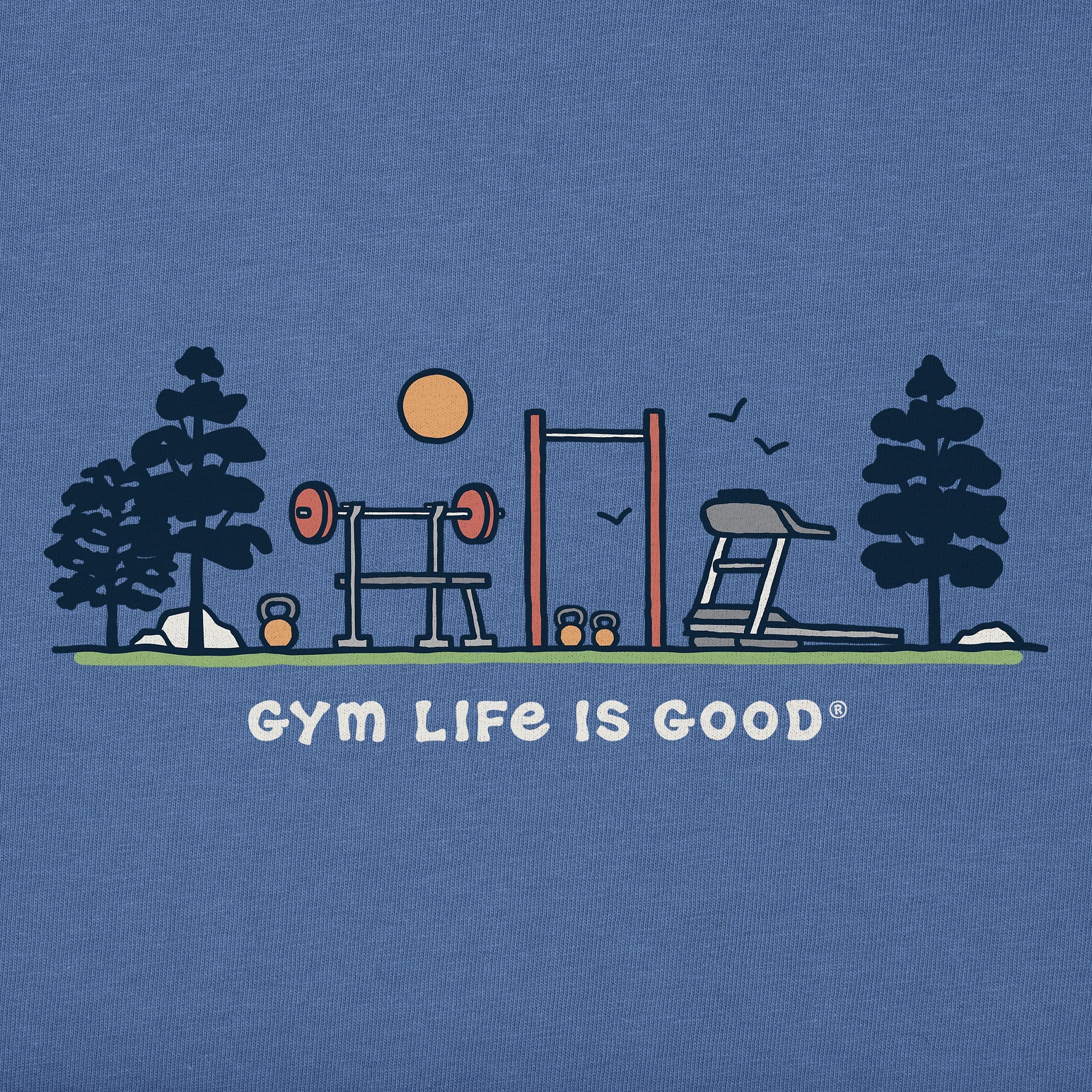 Men's Outdoor Gym Vista Long Sleeve Crusher Tee