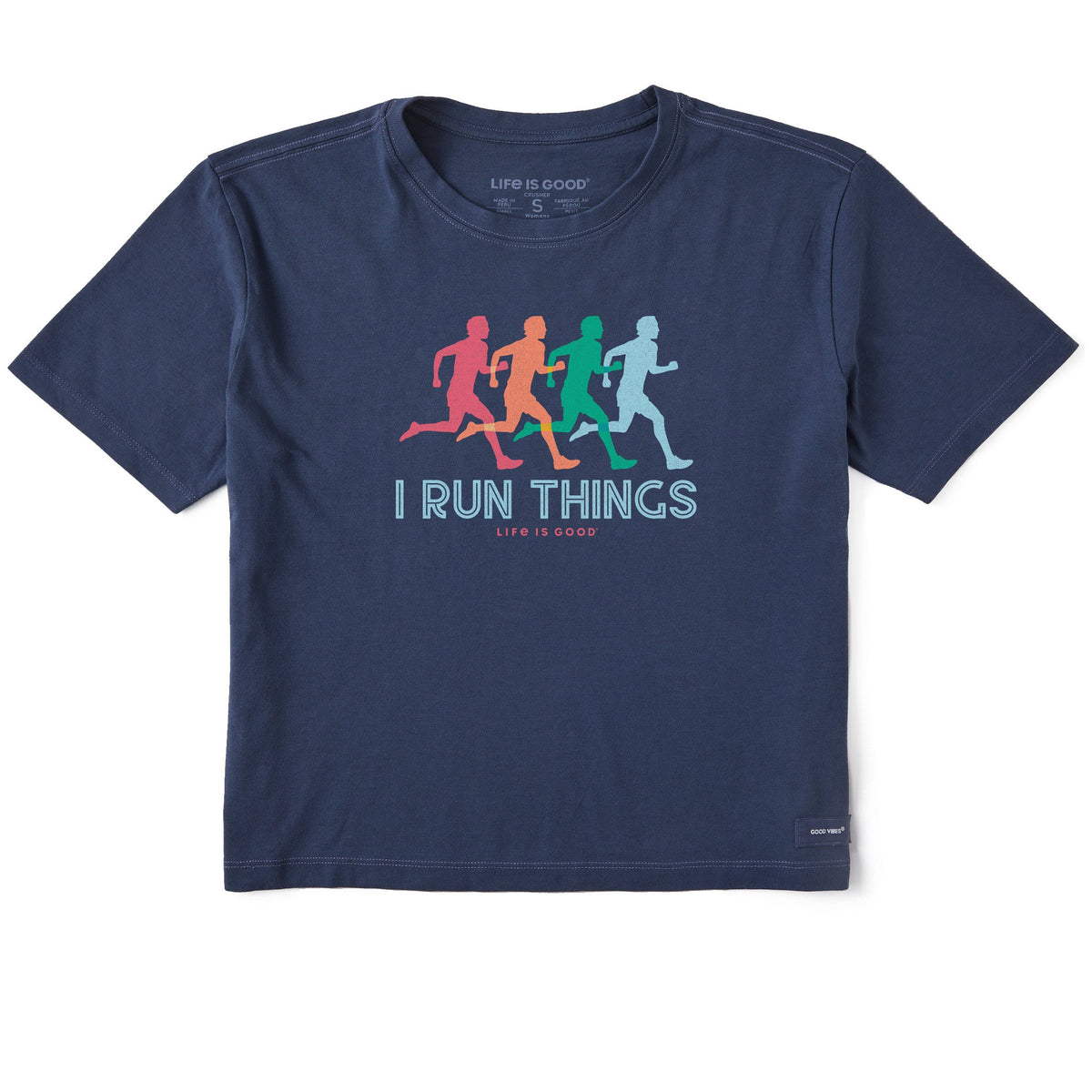 Women's I Run Things Short Sleeve Crusher Boxy Tee