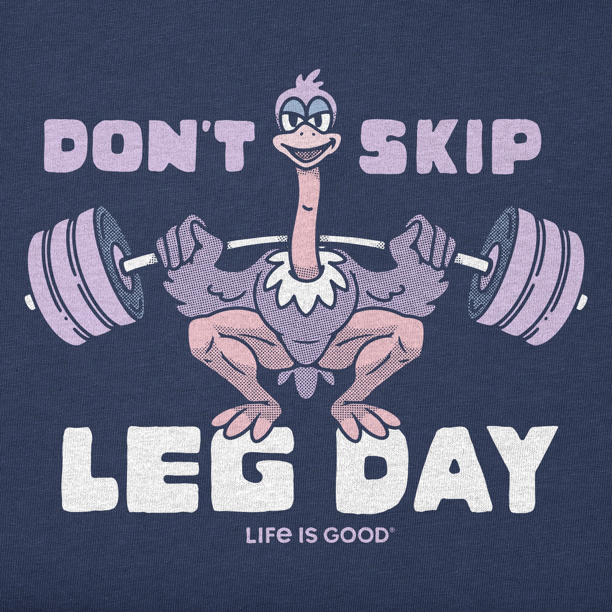 Women's Don't Skip Leg Day Short Sleeve Crusher Tee