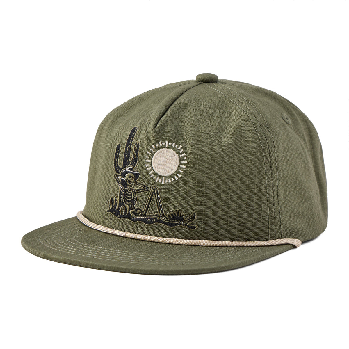 Adult Unisex Life was Good Cowboy Skull Ripstop Rope Hat