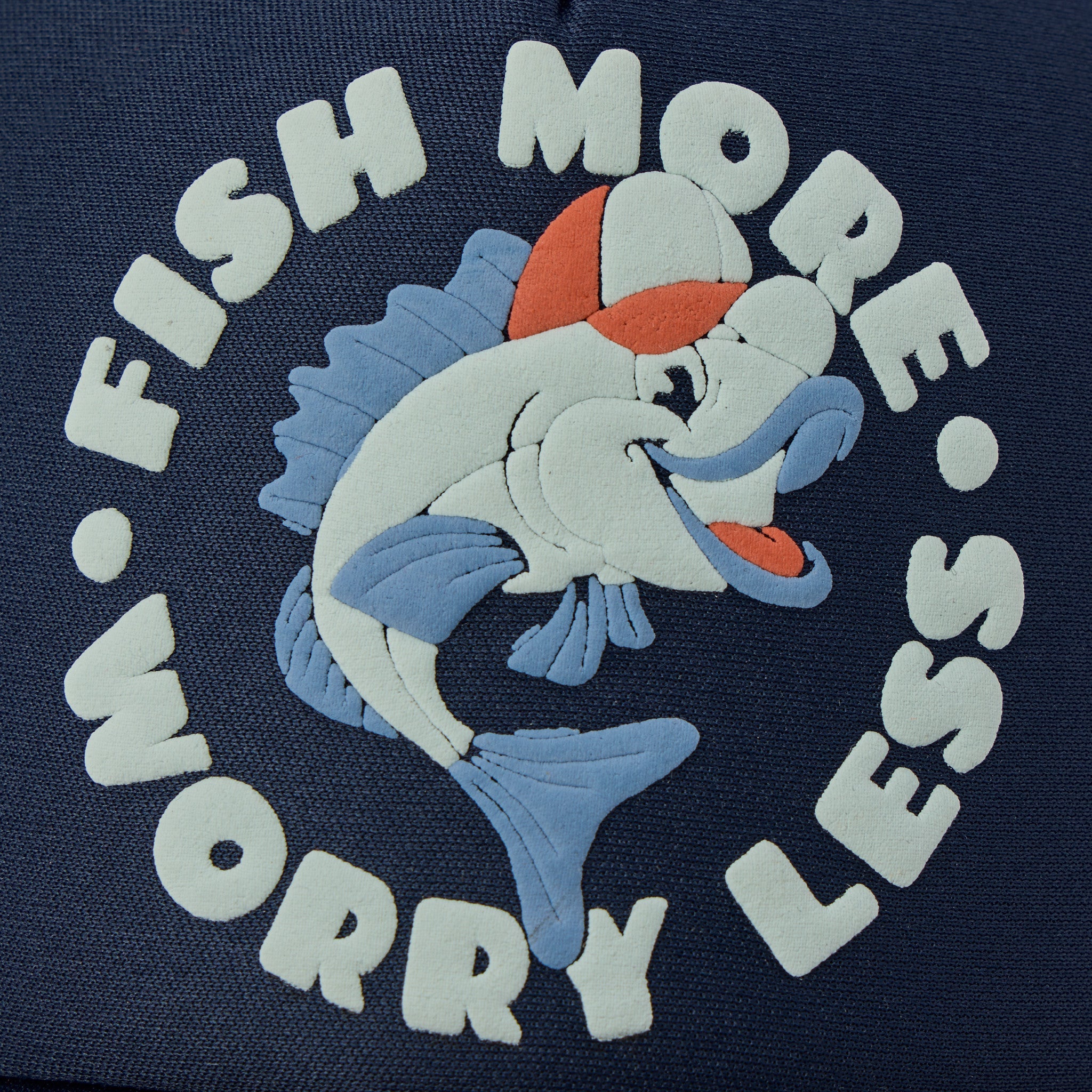 Kids Fish More Mascot Kids Trucker