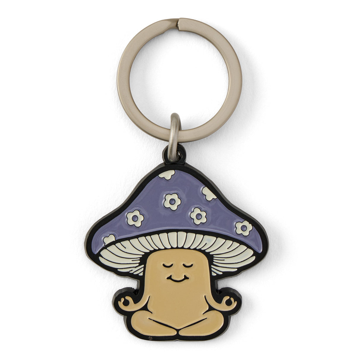 Peaceful Mushroom Kind Keychain
