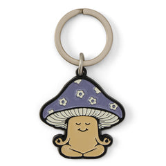 Peaceful Mushroom Kind Keychain