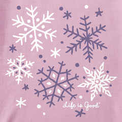 Kids Snowflake Medley Short Sleeve Crusher Tee