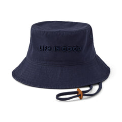 Adult Unisex Life is Good Crafty Wordmark Bucket Hat