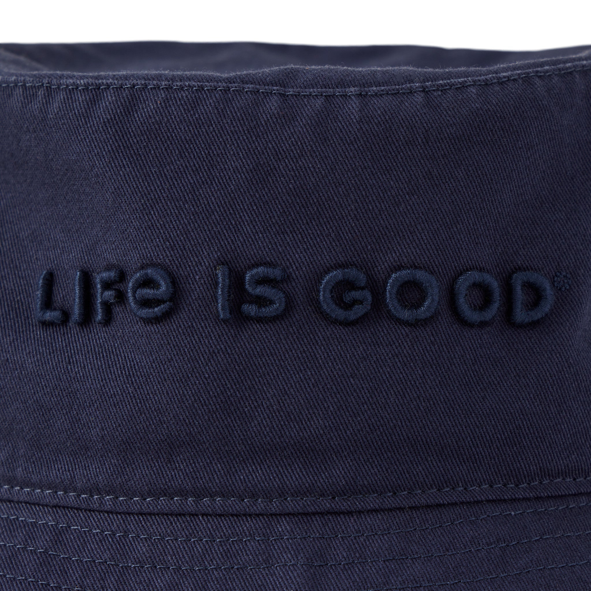 Adult Unisex Life is Good Crafty Wordmark Bucket Hat