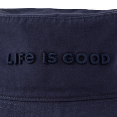 Adult Unisex Life is Good Crafty Wordmark Bucket Hat