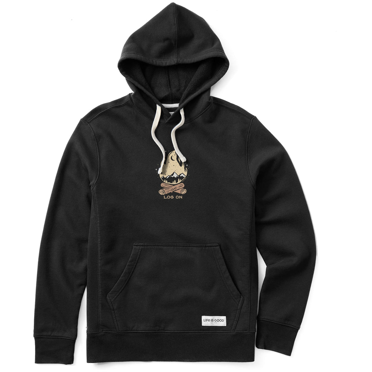 Men's Log On Landscape Simply True Fleece Hoodie