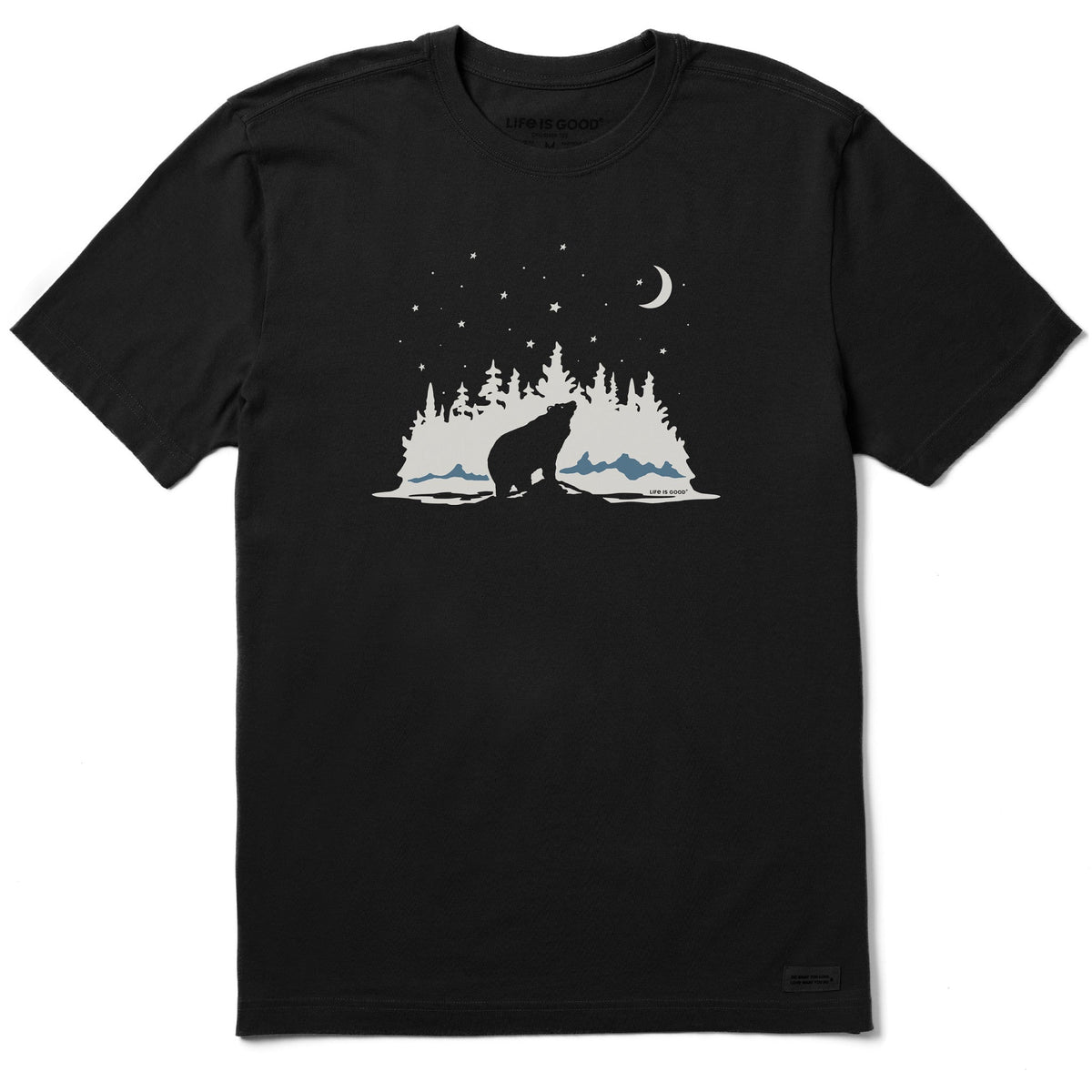 Men's Stargazing Bear Short Sleeve Crusher Tee