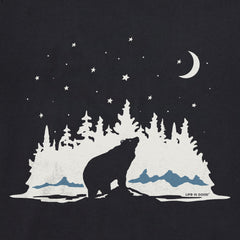 Men's Stargazing Bear Short Sleeve Crusher Tee