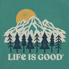 Men's Mountains and Trees Long Sleeve Crusher Tee