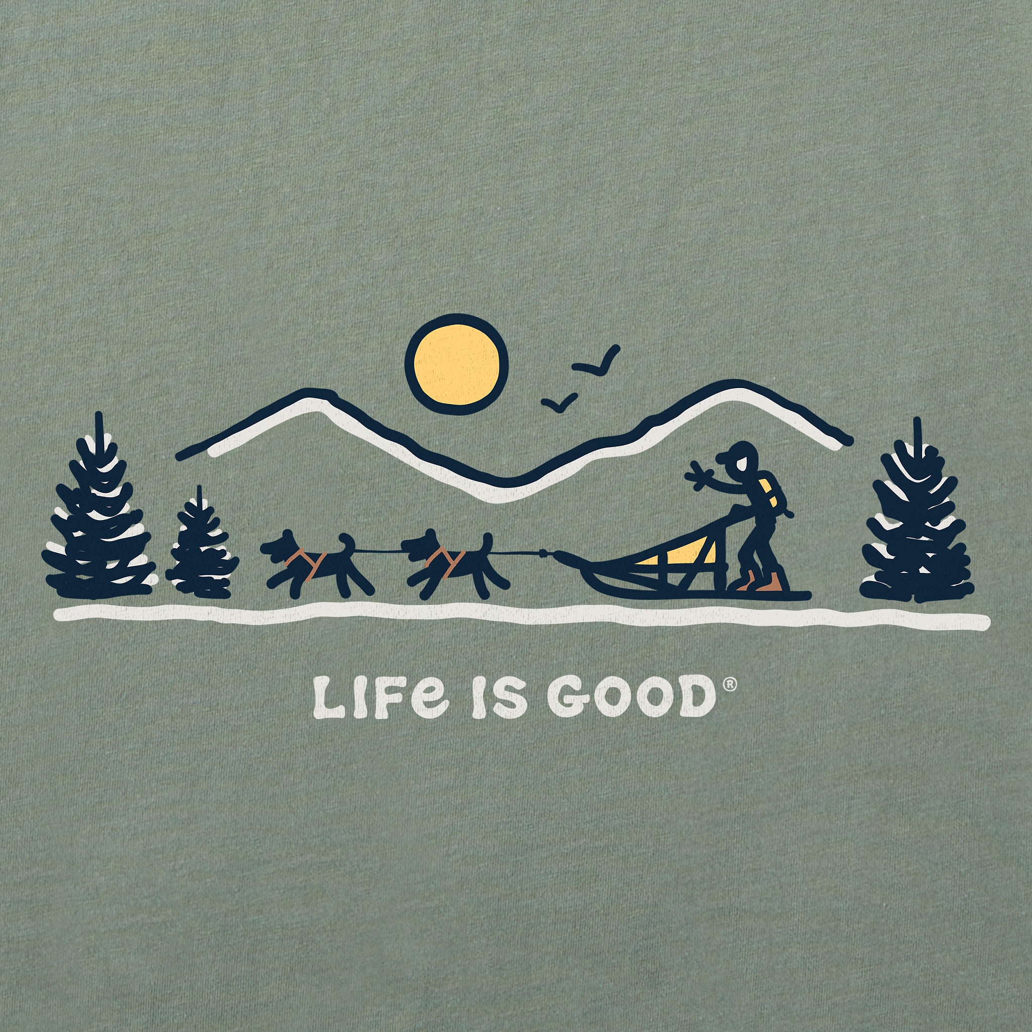 Women's Dogsled Vista Long Sleeve Crusher Tee