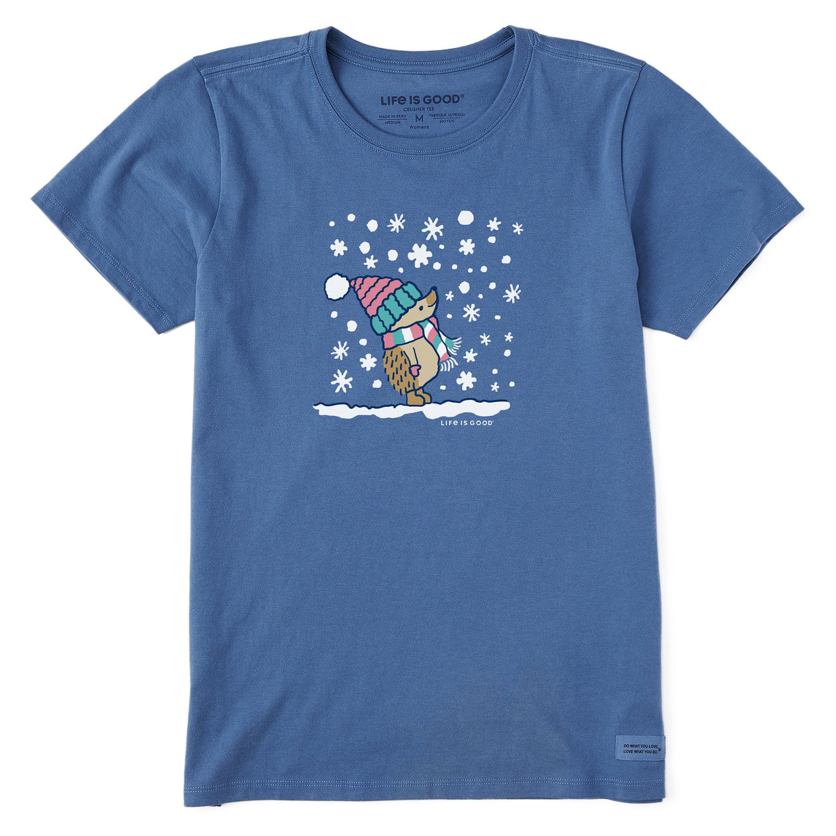 Women's Cozy Hedgehog Short Sleeve Crusher Tee