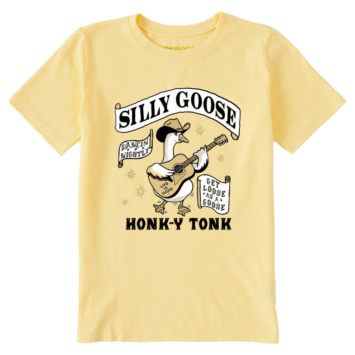 Kids Silly Goose Honk-y Tonk Short Sleeve Crusher Tee