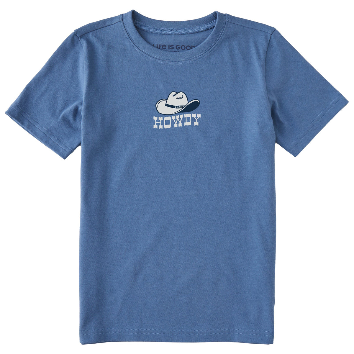 Kids Howdy Hat Short Sleeve Crusher Tee