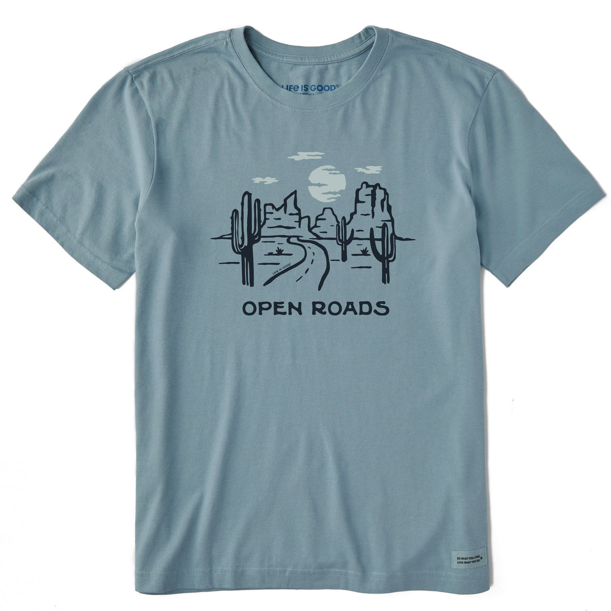 Men's Open Roads Desert Short Sleeve Crusher Tee