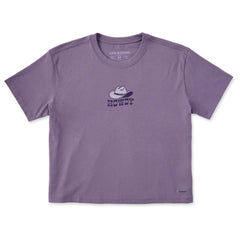 Women's Howdy Hat Short Sleeve Crusher Boxy Tee
