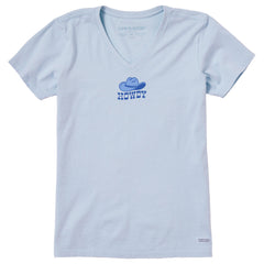 Women's Howdy Hat Short Sleeve Crusher Vee
