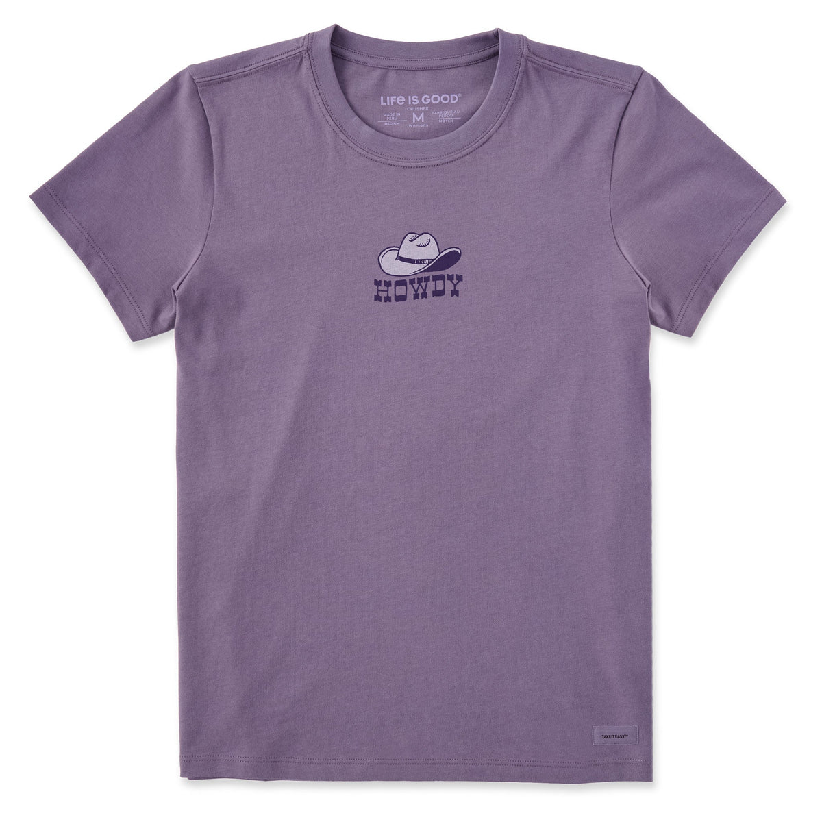 Women's Howdy Hat Short Sleeve Crusher Tee