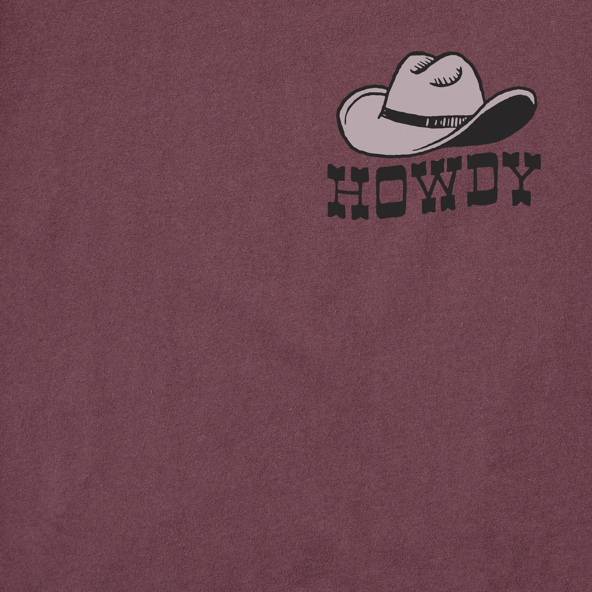 Men's Howdy Hat Short Sleeve Crusher Tee