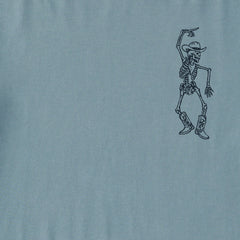 Men's Skeleton Cowboy Dance Short Sleeve Crusher Tee