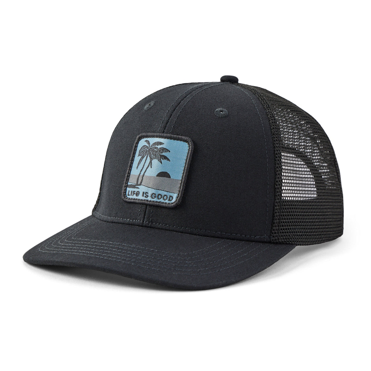 Adult Unisex Sunset Two Palms Trucker