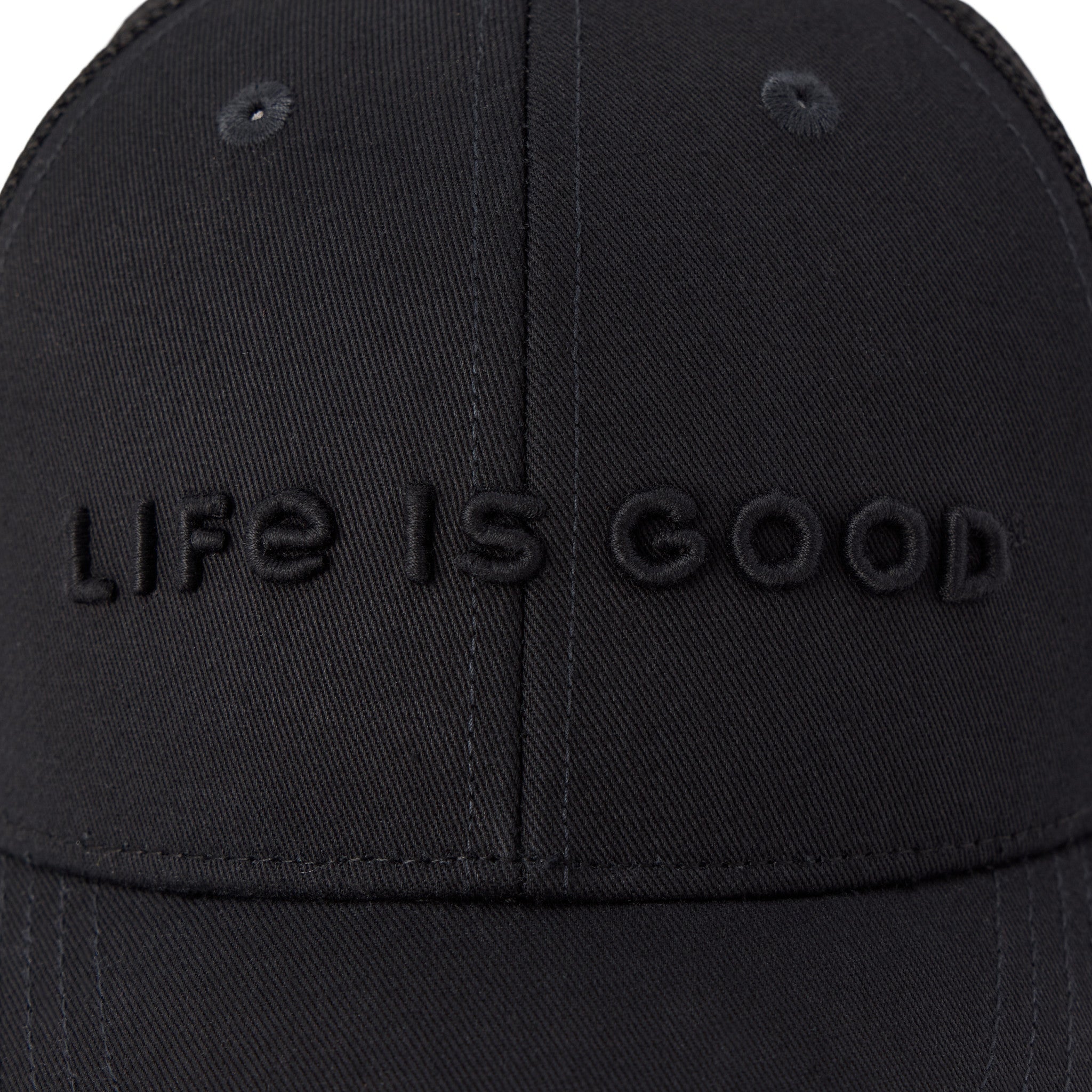 Adult Unisex Life is Good Wordmark Trucker