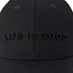 Adult Unisex Life is Good Wordmark Trucker