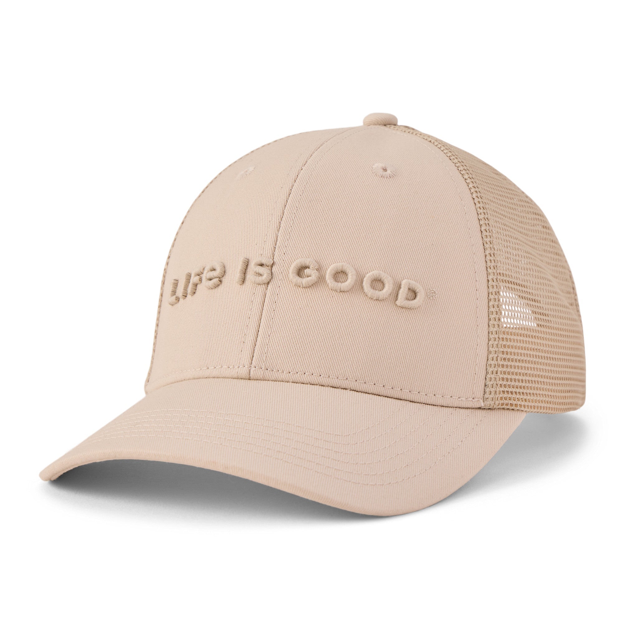 Adult Unisex Life is Good Wordmark Trucker