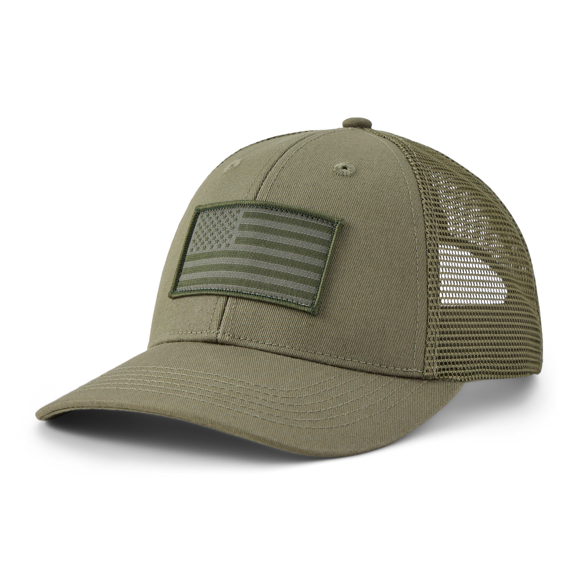 Adult Unisex Clean Flag Trucker