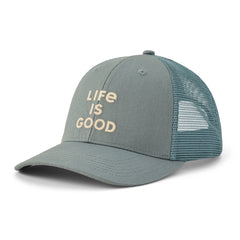 Adult Unisex Clean Stacked Branding Trucker