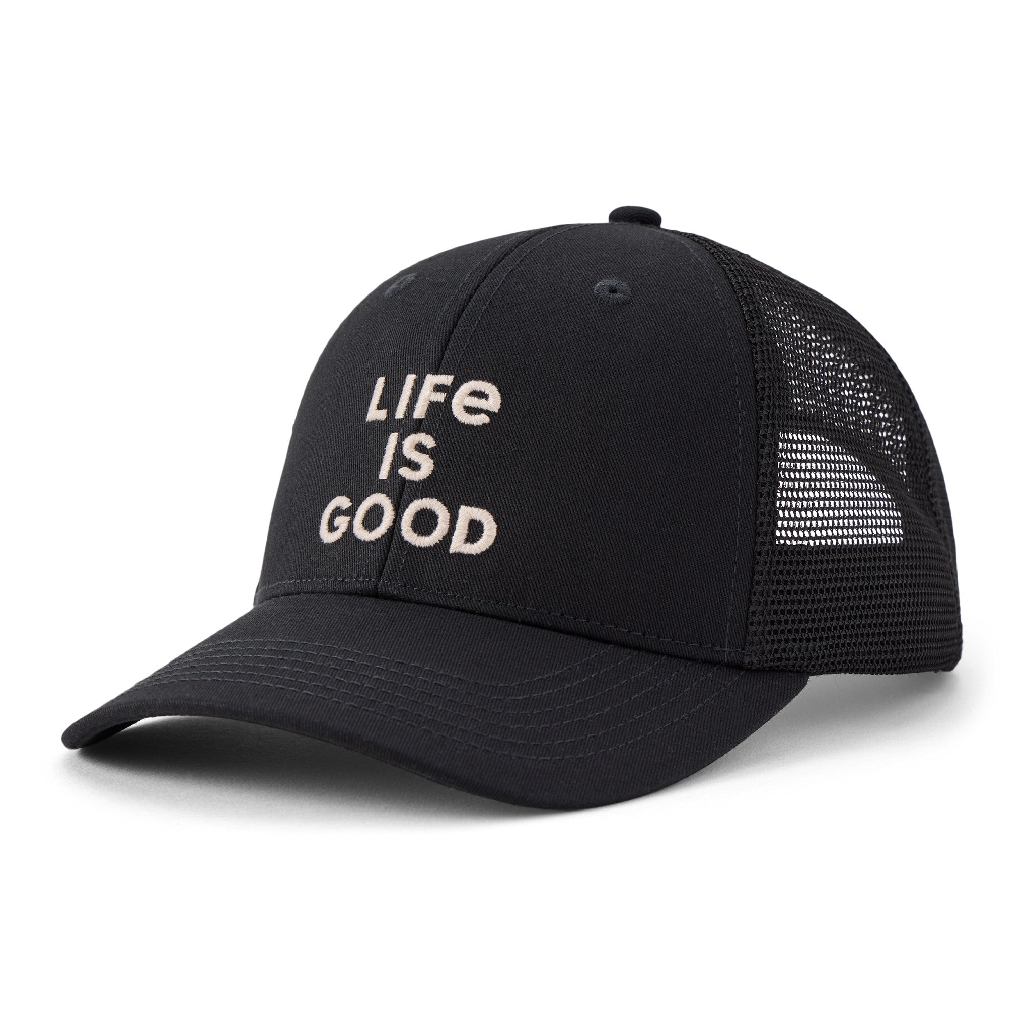 Adult Unisex Clean Stacked Branding Trucker