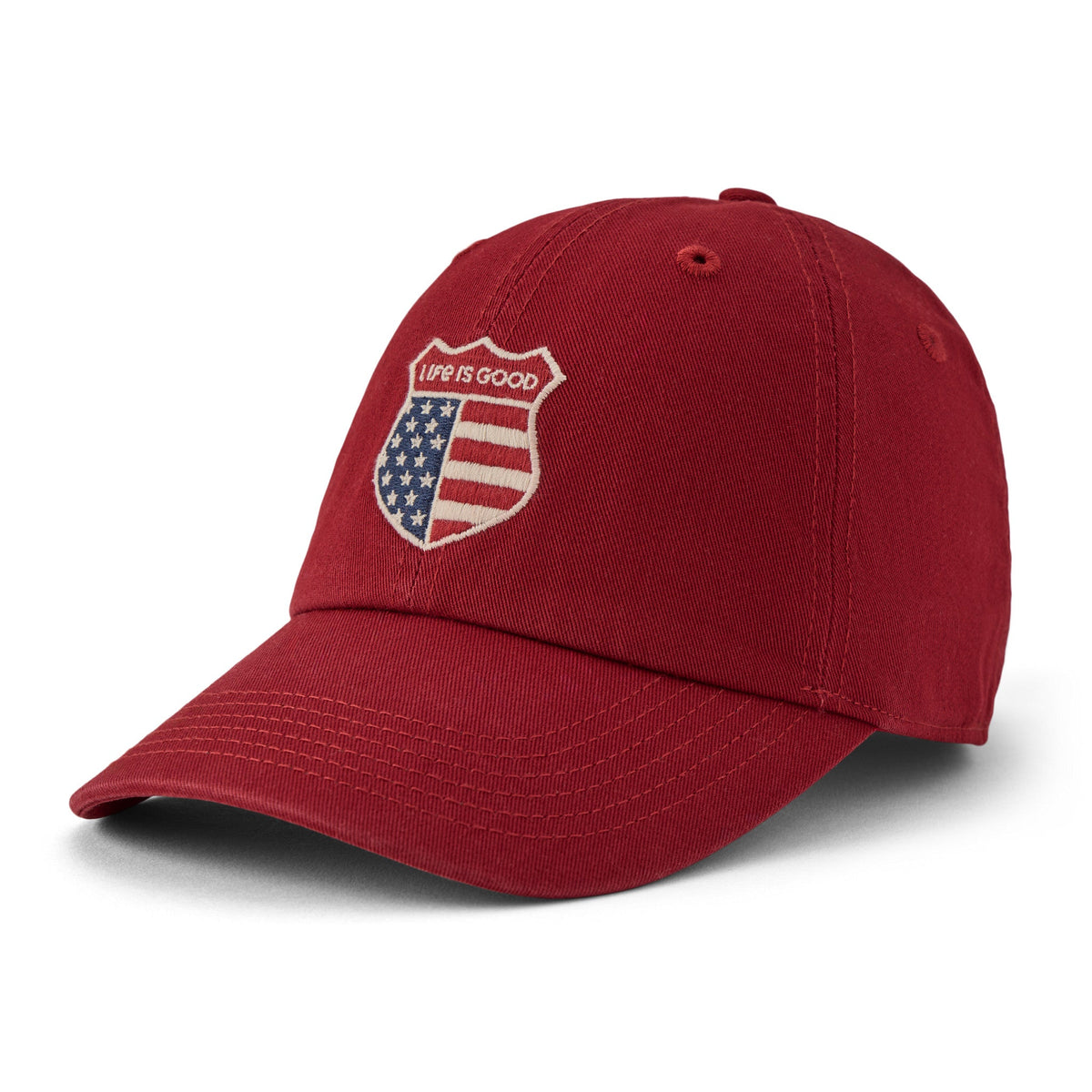 Adult Unisex United States Flag Shield Chill Cap