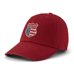 Adult Unisex United States Flag Shield Chill Cap