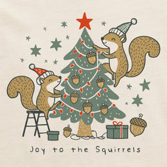Women's Joy to the Squirrels Short Sleeve Crusher Tee