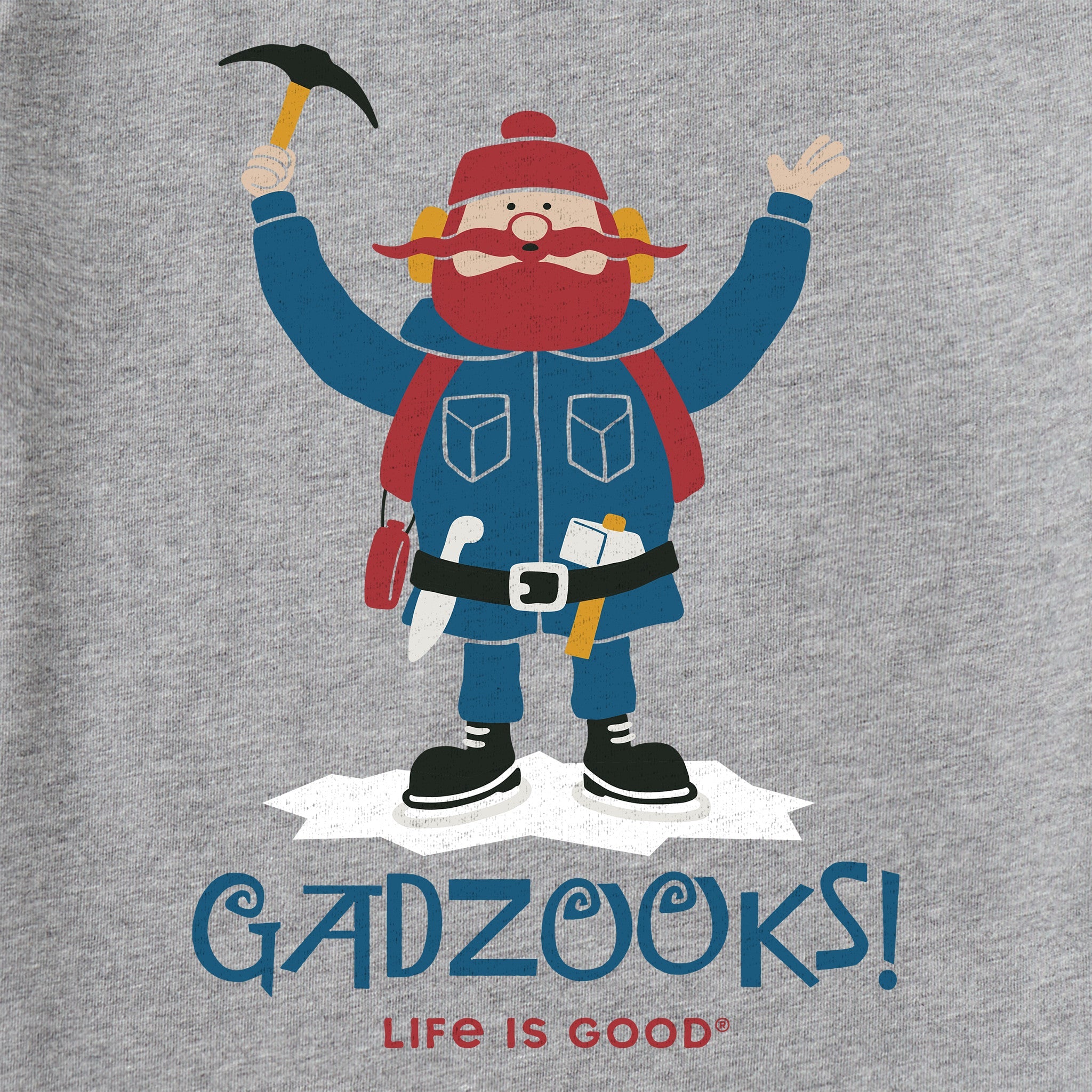Men's Gadzooks Yukon Long Sleeve Crusher Tee