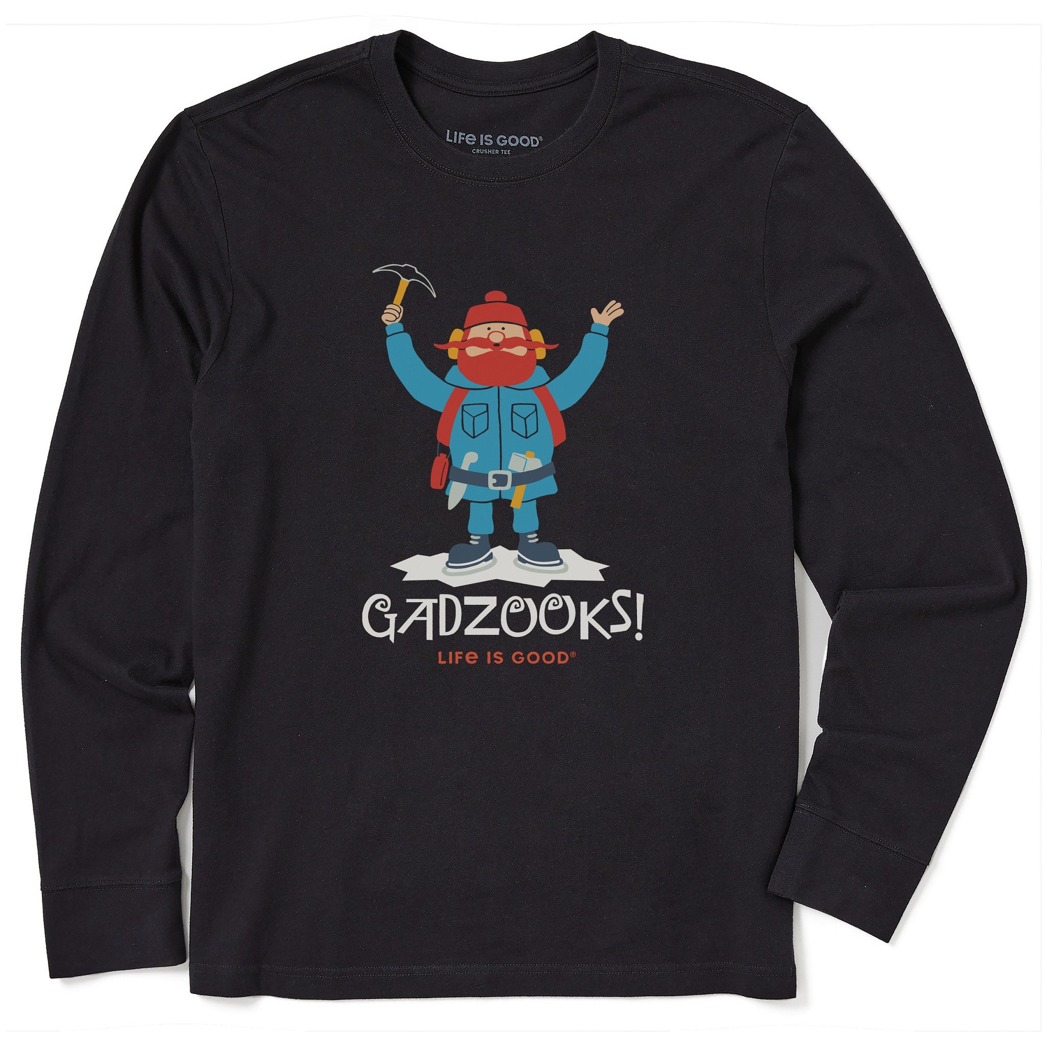 Men's Gadzooks Yukon Long Sleeve Crusher Tee