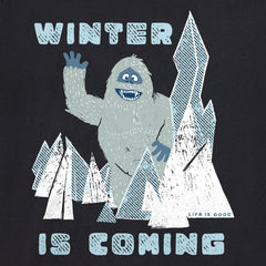 Men's Winter is Coming Bumble Long Sleeve Crusher Tee