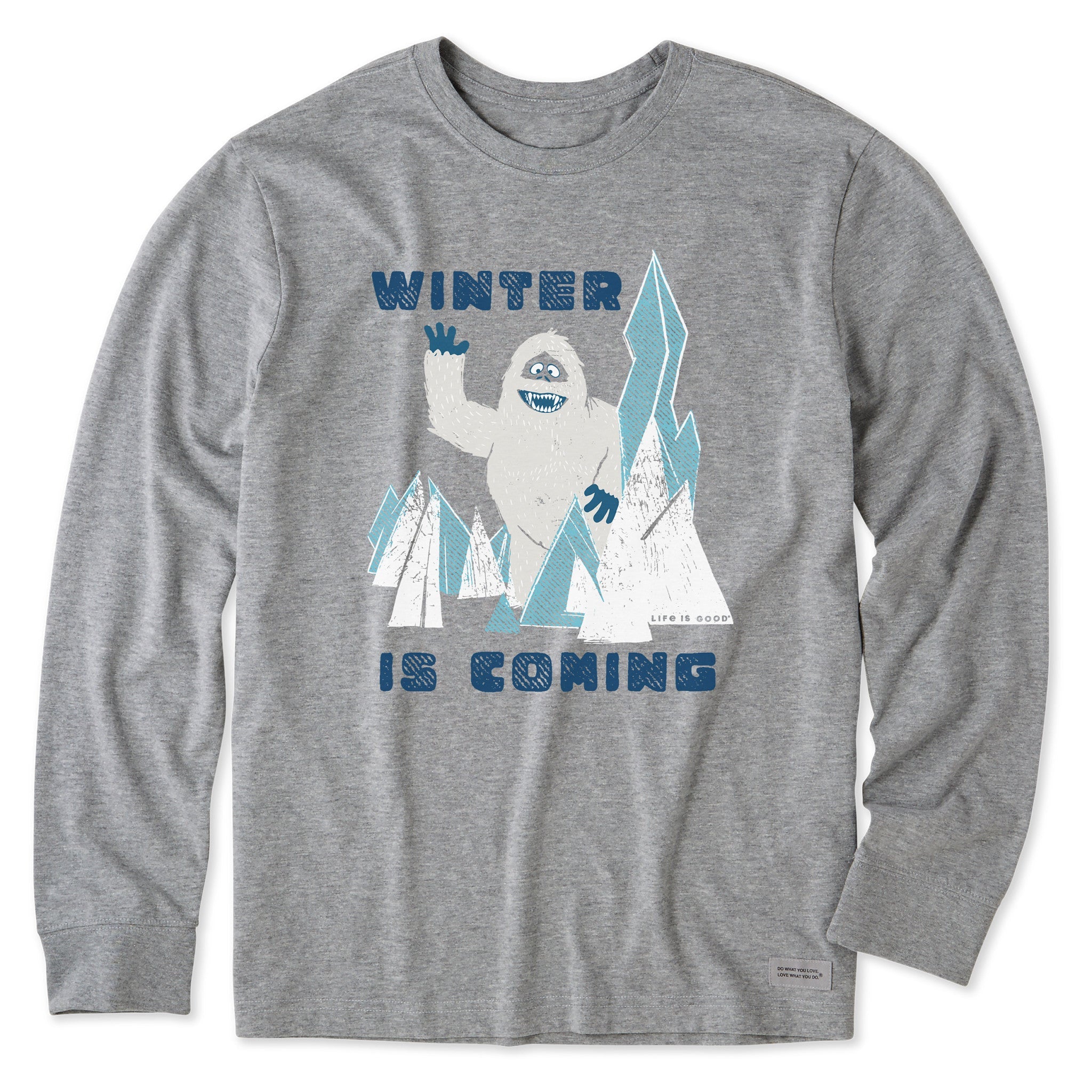 Men's Winter is Coming Bumble Long Sleeve Crusher Tee