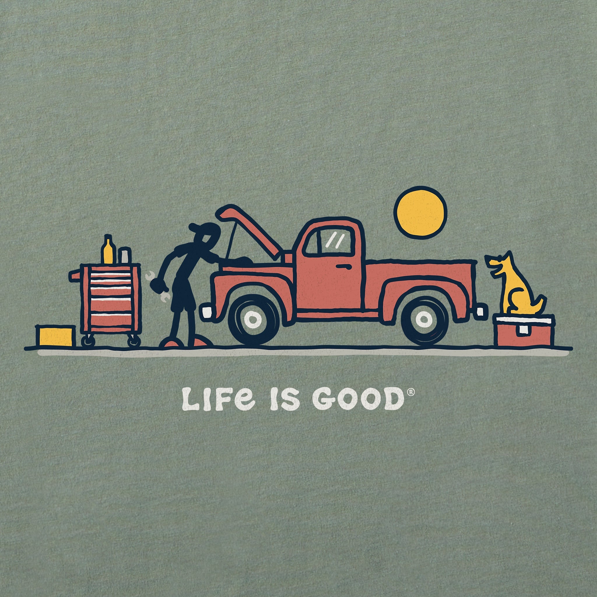 Men's Mechanic Vista Short Sleeve Crusher Tee