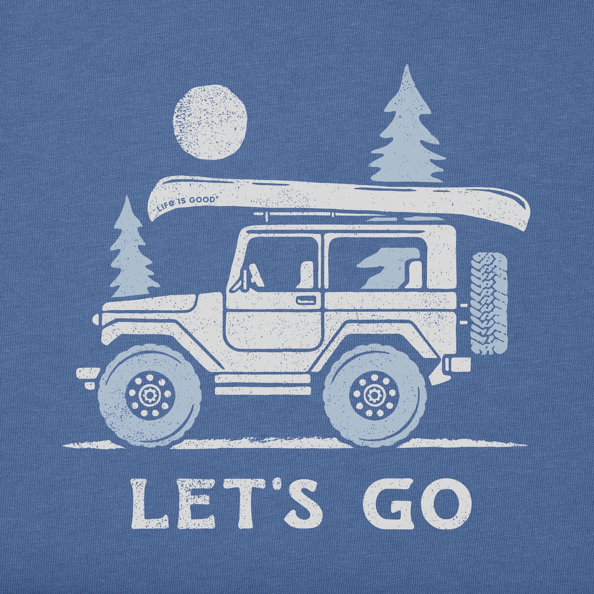 Men's Let's Go Canoeing Long Sleeve Crusher Tee
