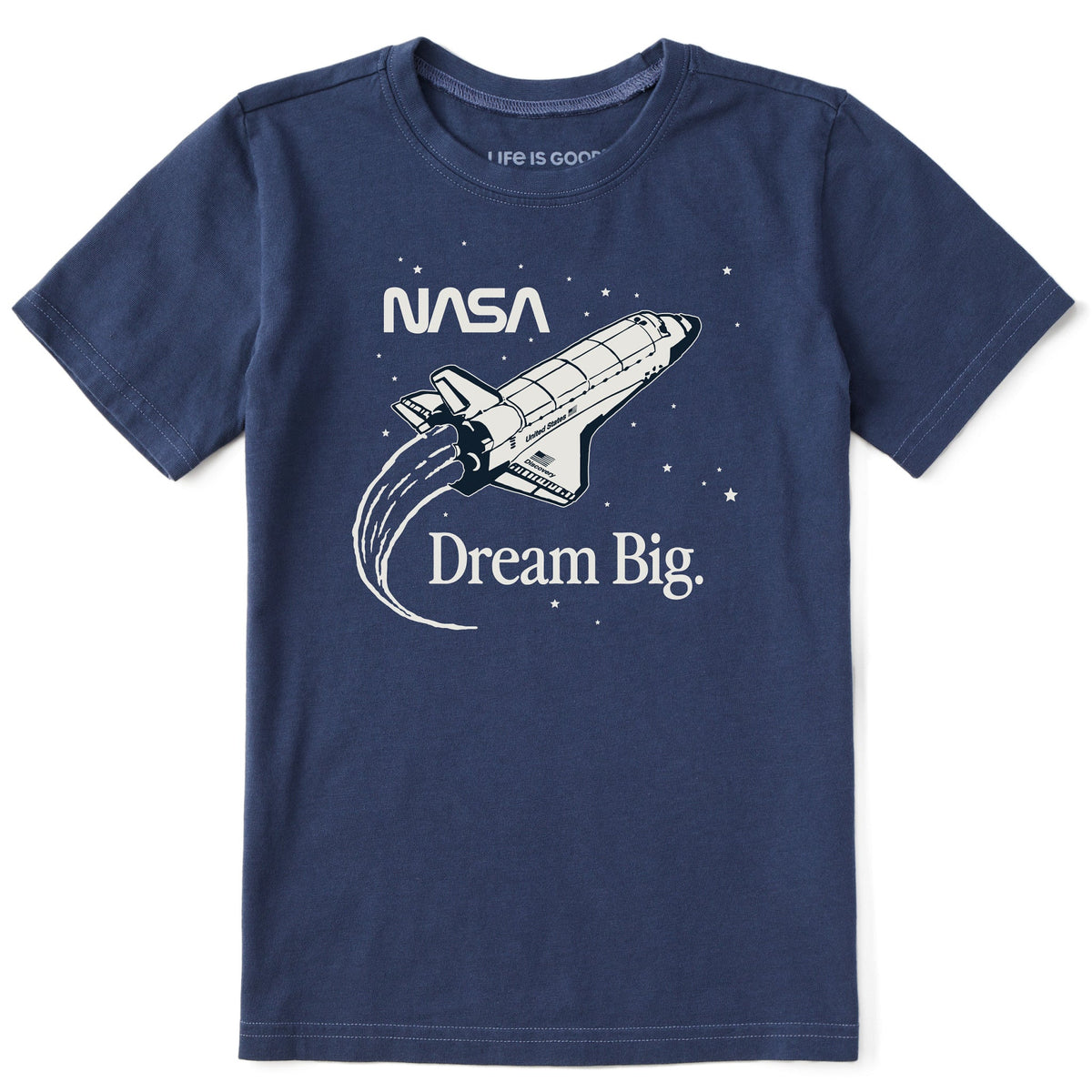 Kids NASA Dream Big Short Sleeve Crusher Tee