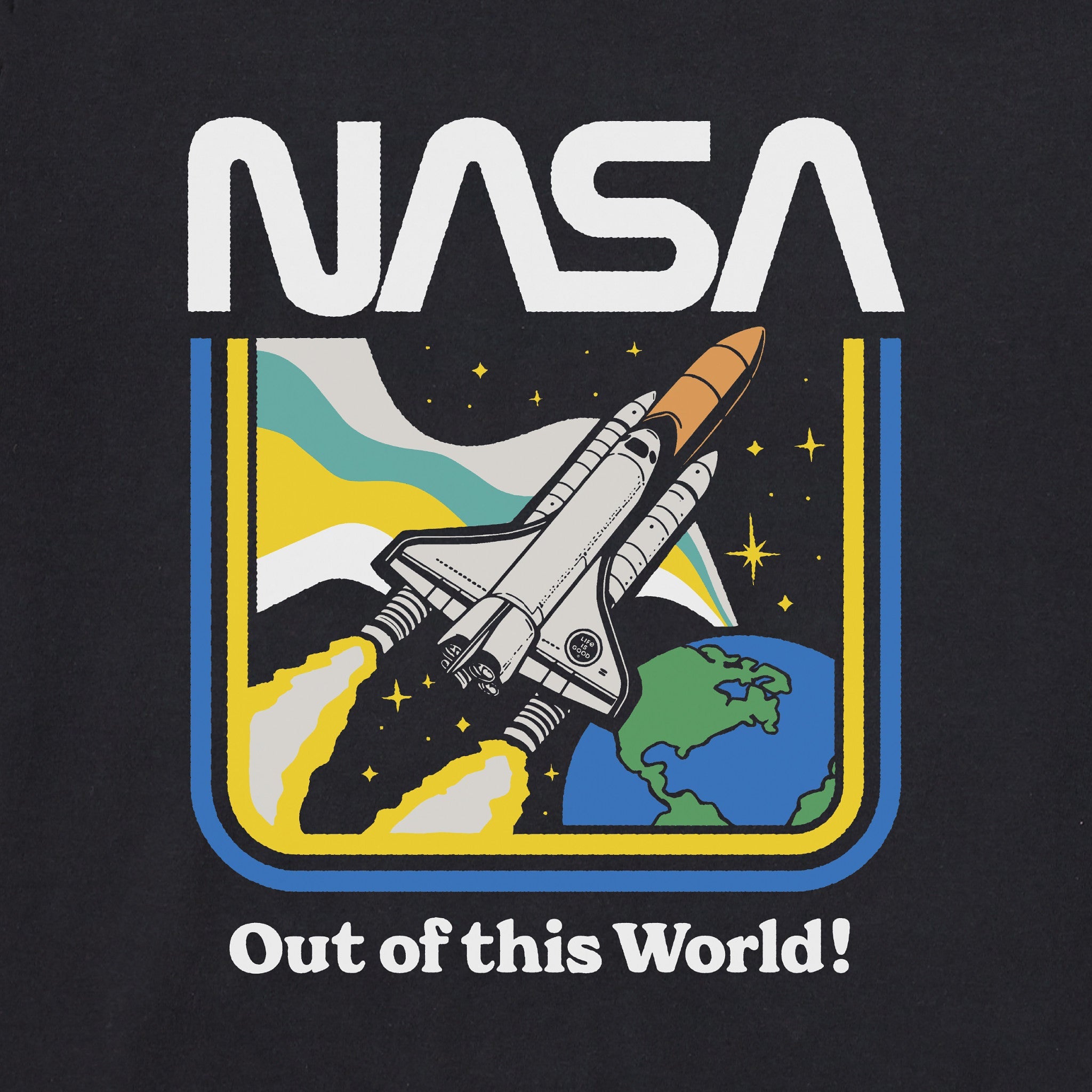 Men's NASA Out of this World Simply True Fleece Crew