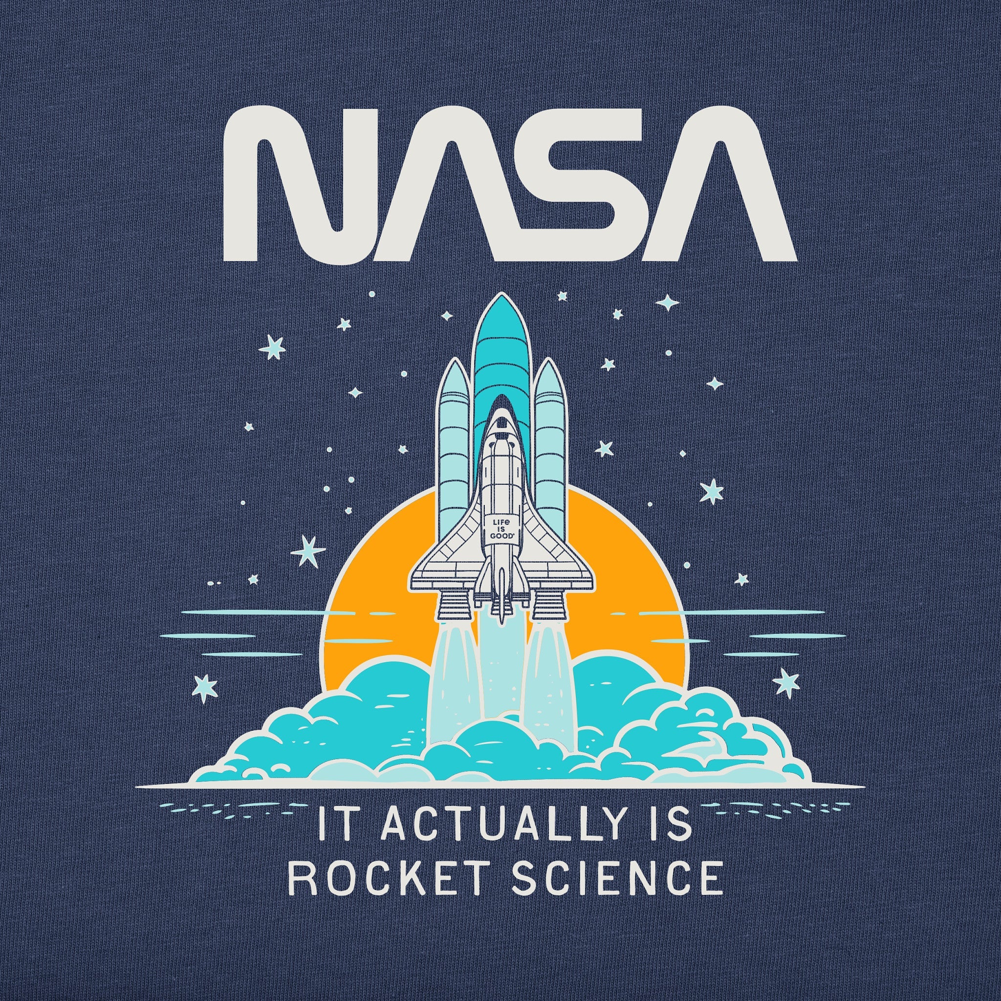 Men's NASA Rocket Science Short Sleeve Crusher Tee