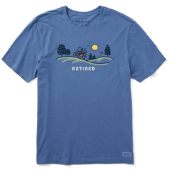 Men's Retired Golf Cart Short Sleeve Crusher Tee
