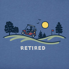 Men's Retired Golf Cart Short Sleeve Crusher Tee
