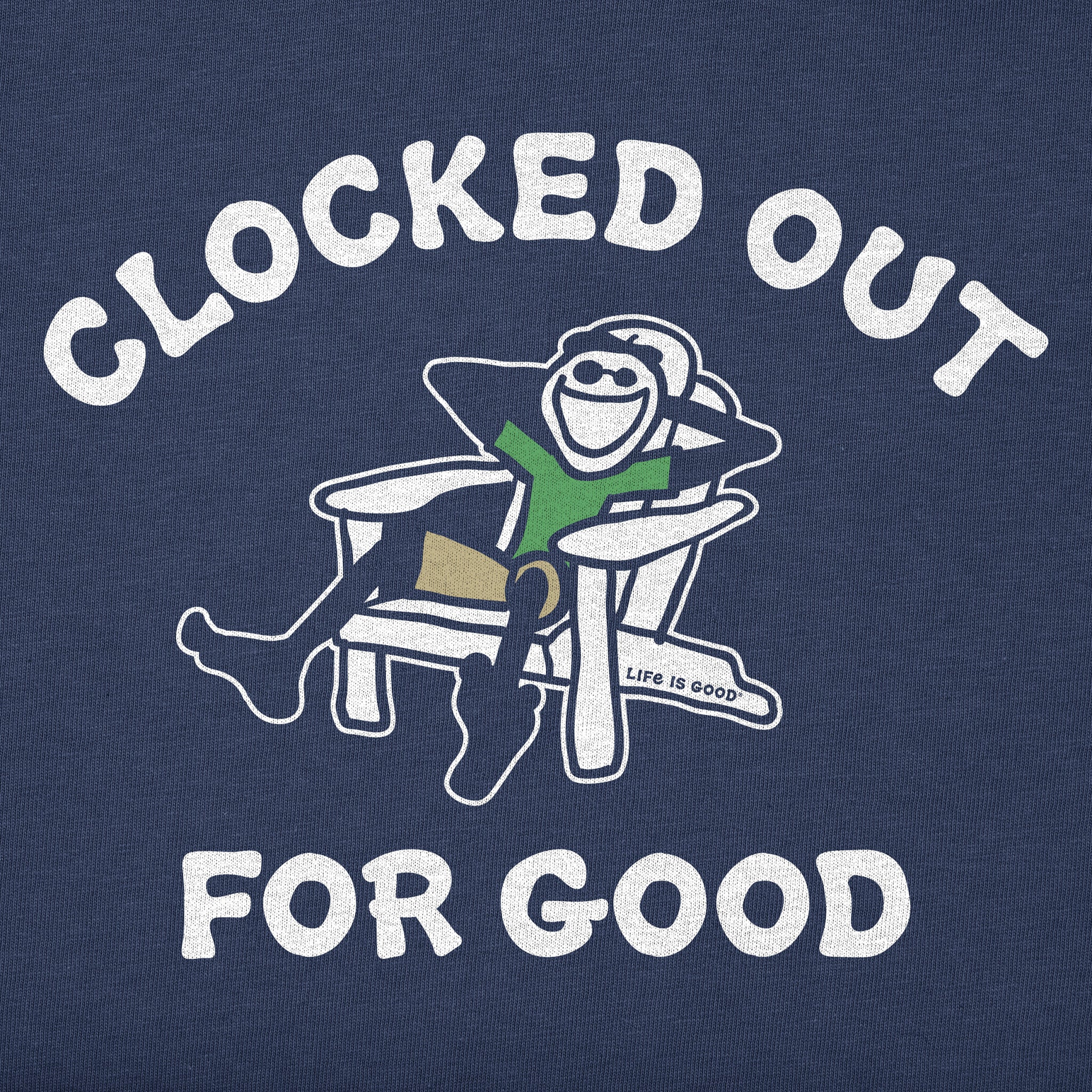 Women's Clocked Out for Good Short Sleeve Crusher Tee